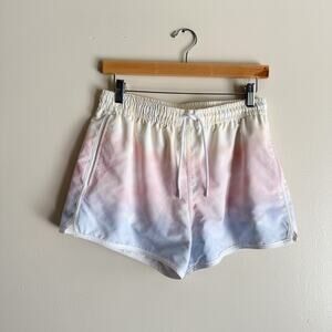 Abercrombie & Fitch Trevor Project Rainbow Watercolor Swim Shorts